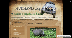 Desktop Screenshot of mudmania4x4.com.pl